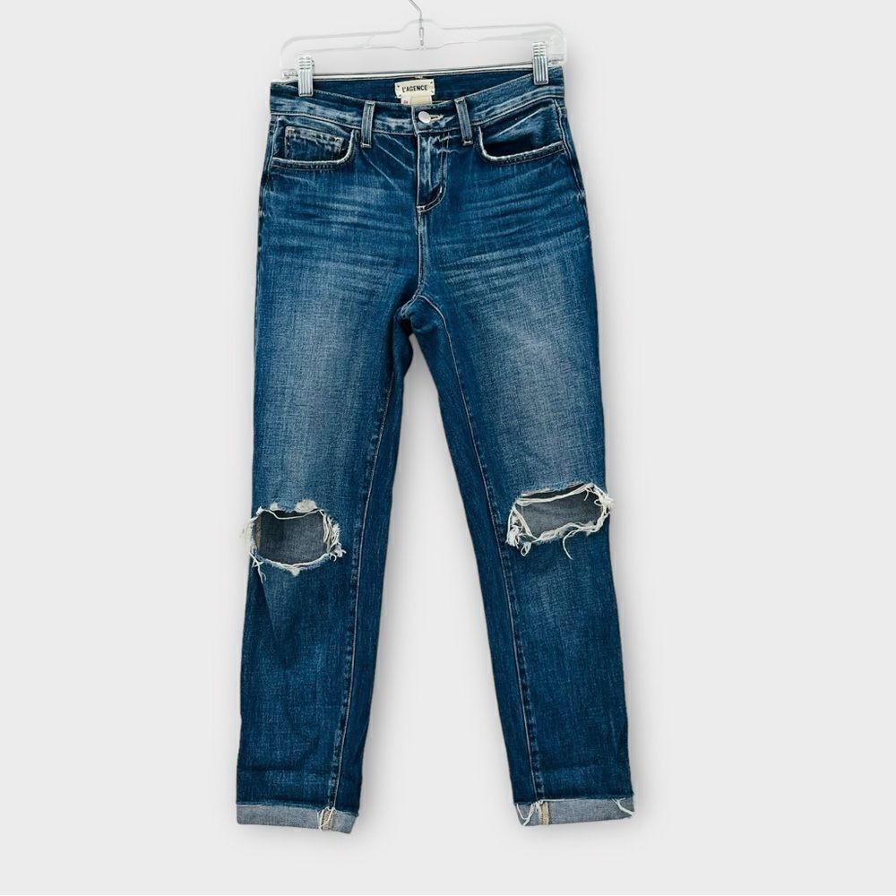 L'Agence Olga High Rise Cigarette Jean Women’s Size 24 - Picture 3 of 7